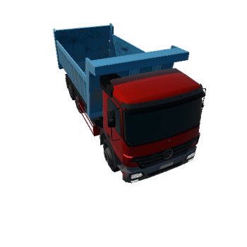 Garbage Truck lowpoly